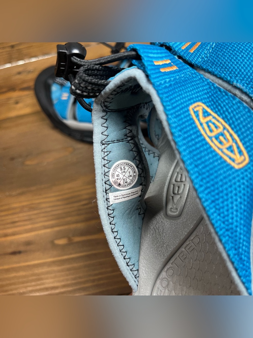 Keen Newport Slide Sport Waterproof Sandal Turquoise Women size 9.5 - Picture 8 of 8